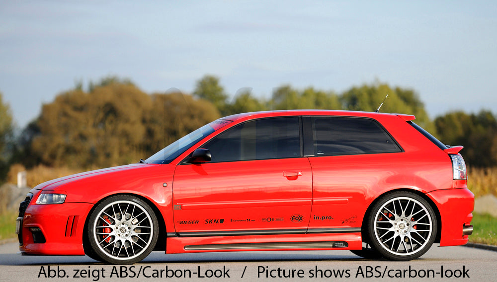 Rieger 00056646 Audi 8L A3 Side Skirt 4 | ML Performance UK Car Parts