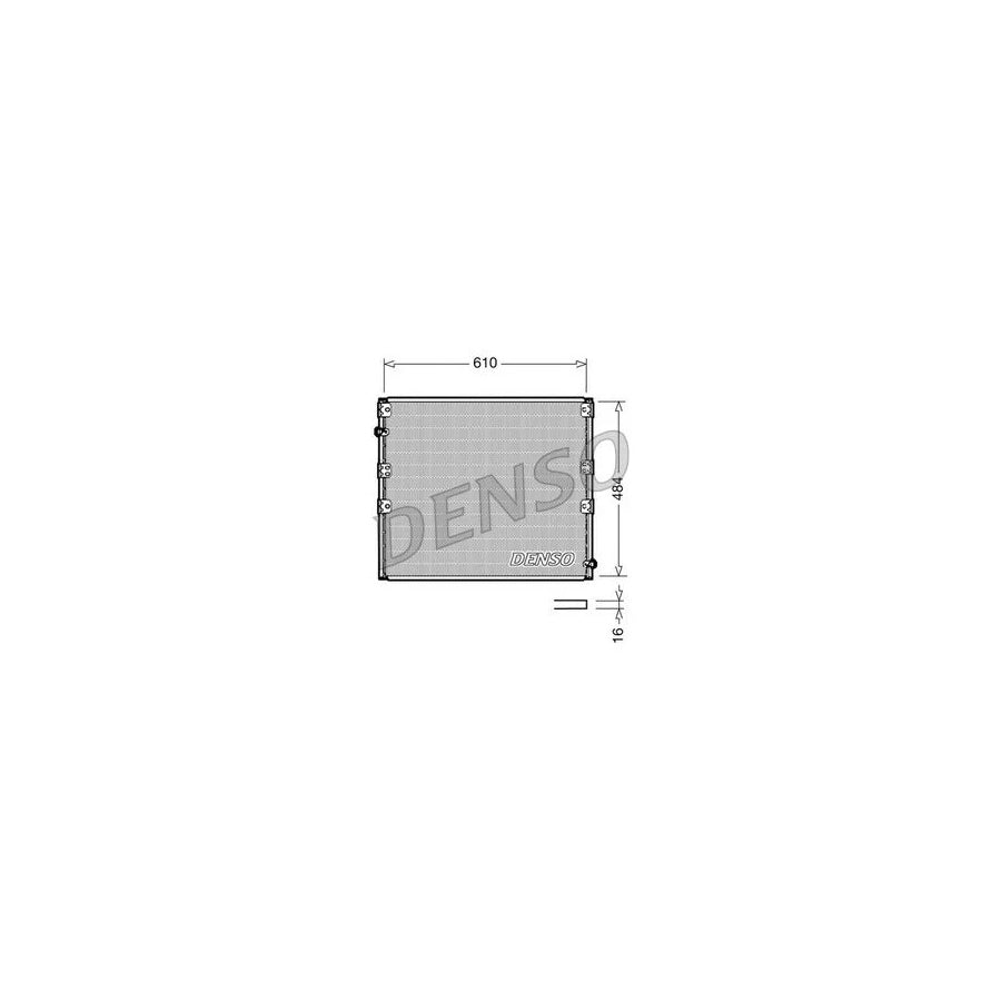 DENSO DCN50020 Air Conditioning Condenser for Toyota Land Cruiser Prado 90 (J90)