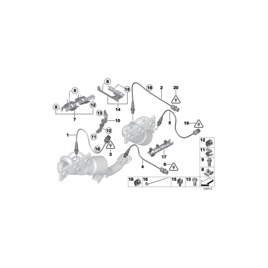 Genuine BMW 11787556835 E92 E90 Holder (Inc. 330xi, X1 25iX & 125i)