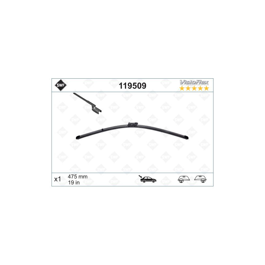 Swf Visioflex Rear 119509 Wiper Blade