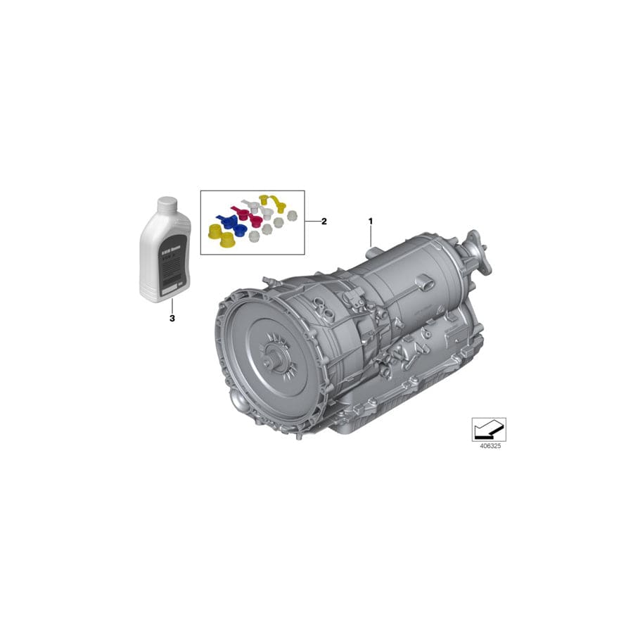 Genuine BMW 24008742371 G12 G11 G30 Automatic Transmission Eh GA8P75H - Z74 (Inc. 740e, 740Le & 530e)