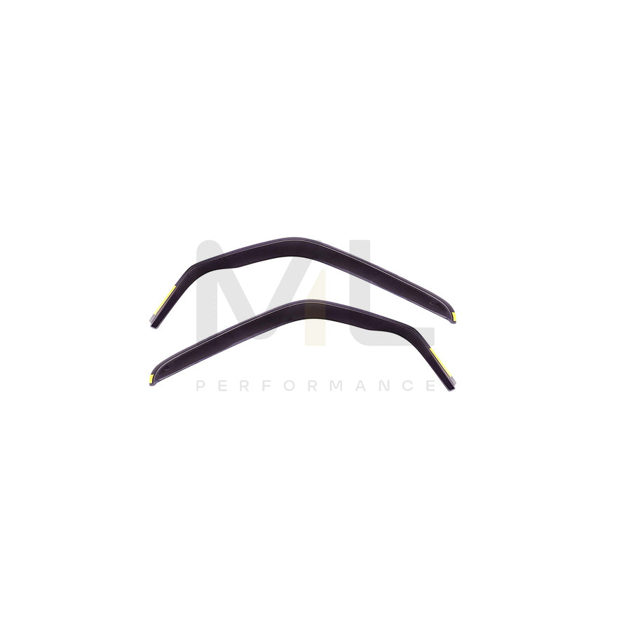 HEKO 15215 Wind deflectors for FORD USA Ranger Pickup Arrow direction, Front, Vehicle Door, Smoke Grey
