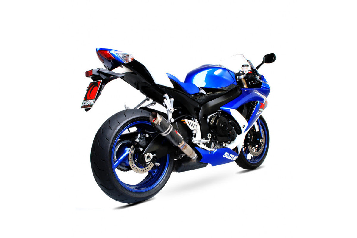 Scorpion SI1001CEM Suzuki Rp1-Gp Slip-On - Carbon Fibre Sleeve (GSX-R600 / GSX-R750) | ML Performance UK UK