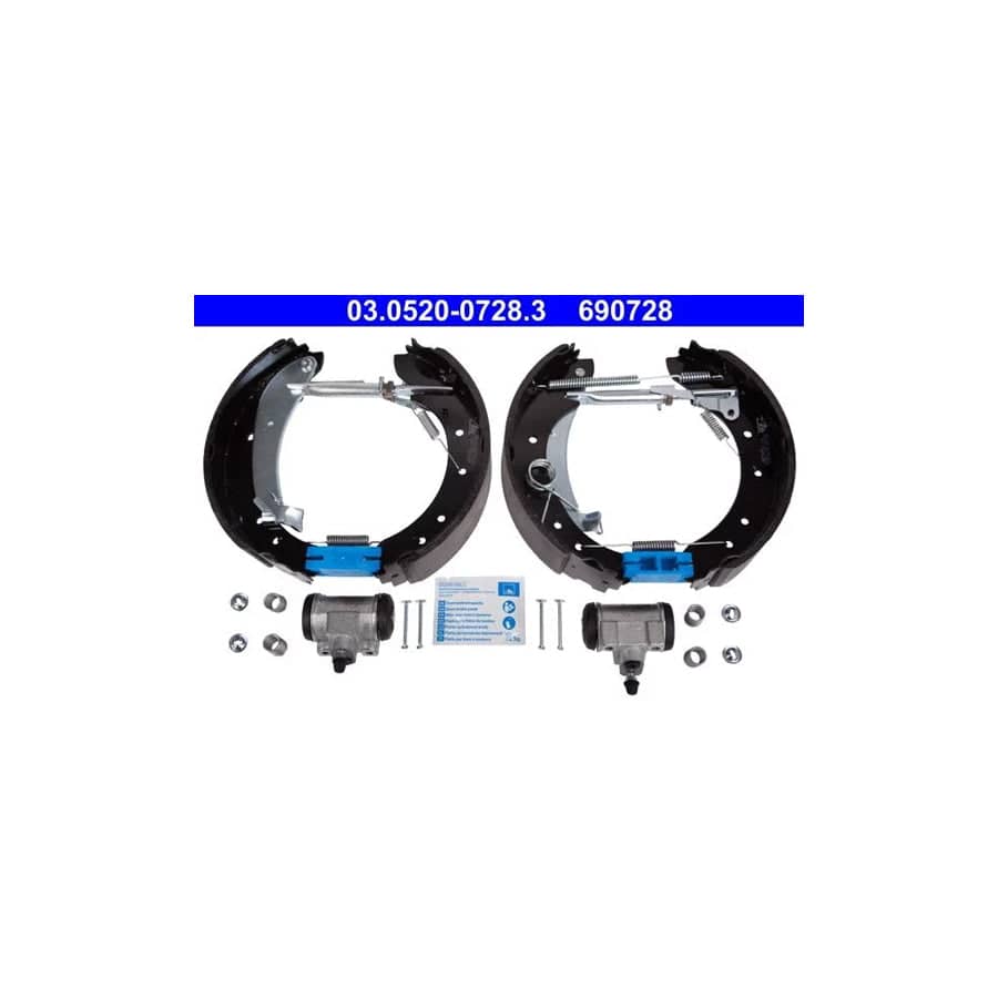 ATE Original Topkit 03.0520-0728.3 Brake Set, Drum Brakes