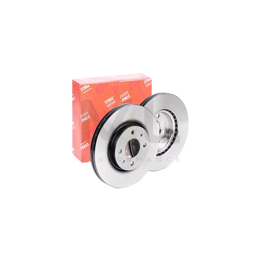TRW DF2734 Brake Disc Vented, Painted  - 1 piece