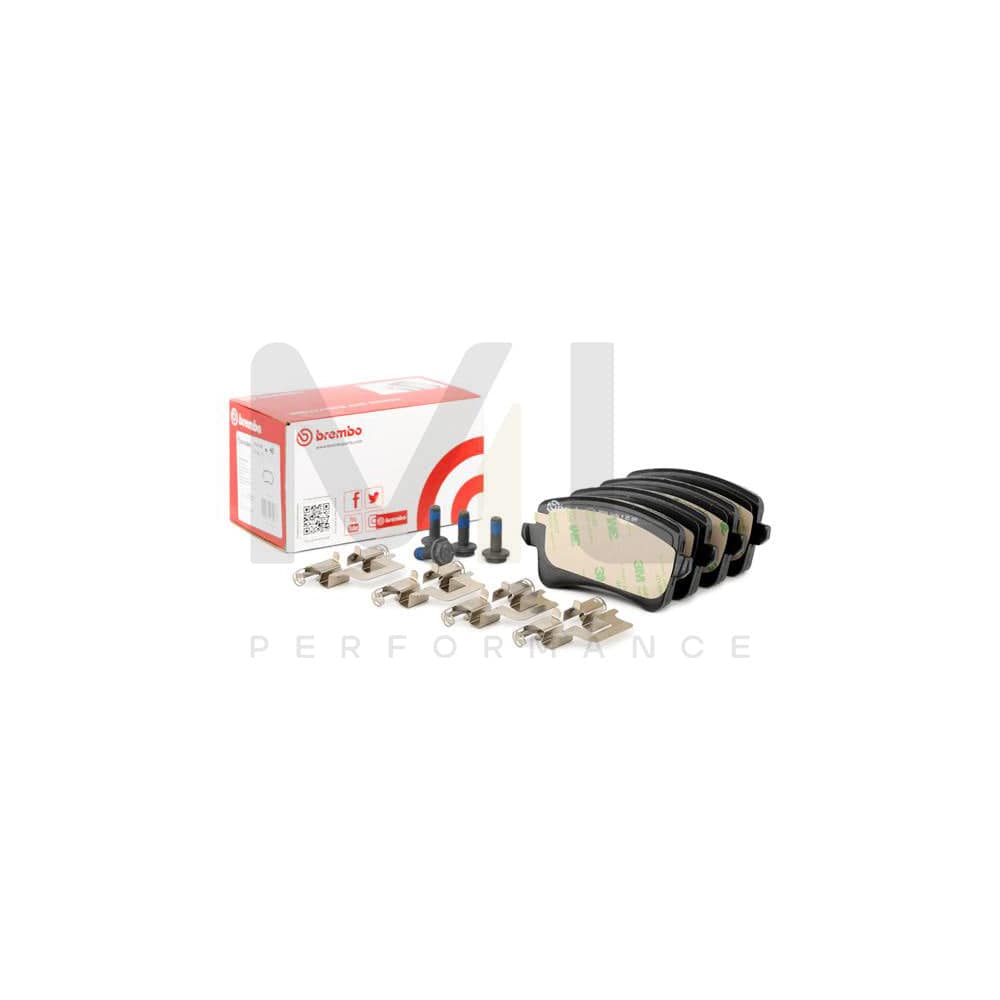 Brembo P 85 099 Brake Pad Set Excl. Wear Warning Contact, With Brake Caliper Screws