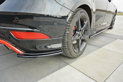 Maxton Design Ford Focus ST-Line MK3 FL Rear Side Splitters