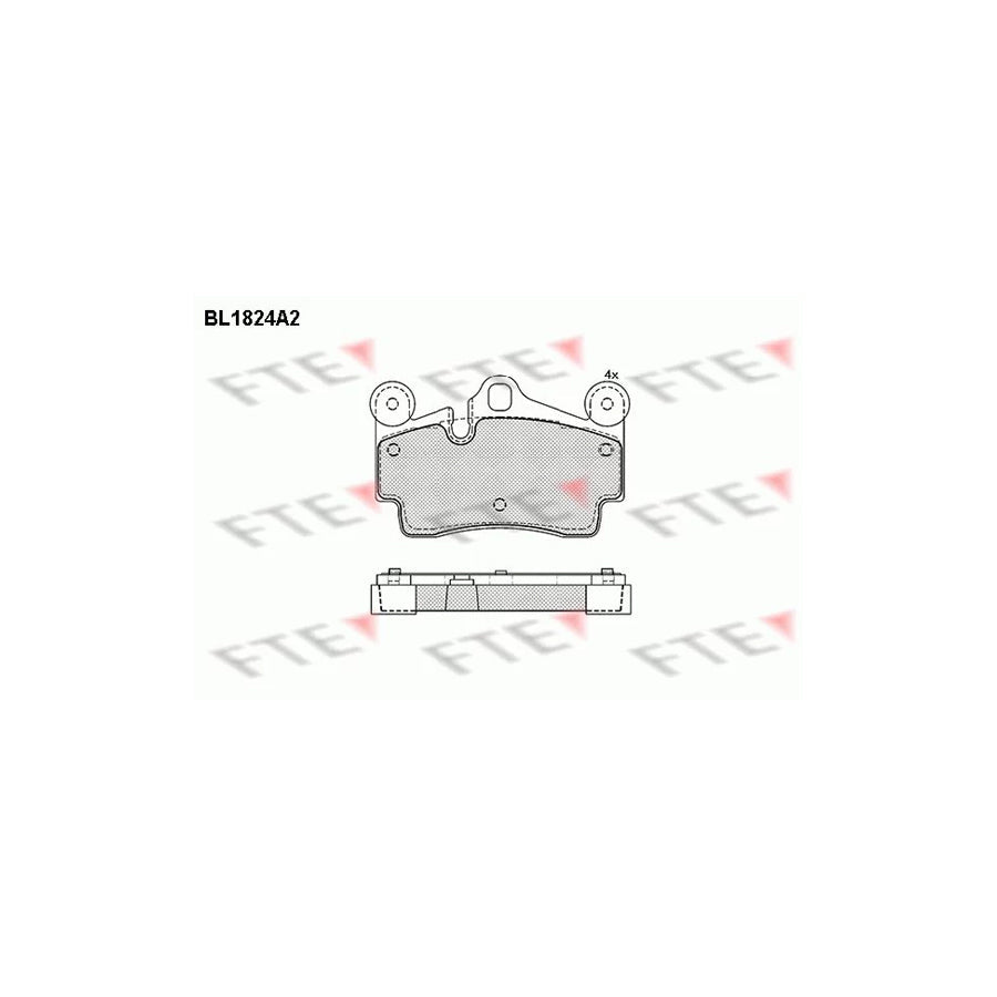 FTE 9010402 Brake Pad Set