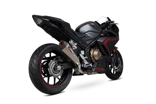 Scorpion RHA186TEO Honda CBR500 R Serket Taper Slip-On - Titanium Sleeve | ML Performance UK UK