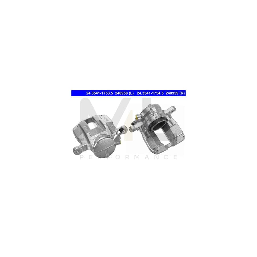 ATE 24.3541-1754.5 Brake Caliper suitable for MERCEDES-BENZ A-Class (W168) without holder