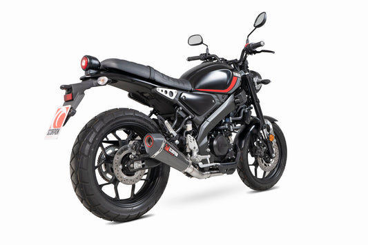 Scorpion RYA117SYSCEO Yamaha XSR-125 Serket Taper Full System - Carbon Fibre Sleeve | ML Performance UK UK