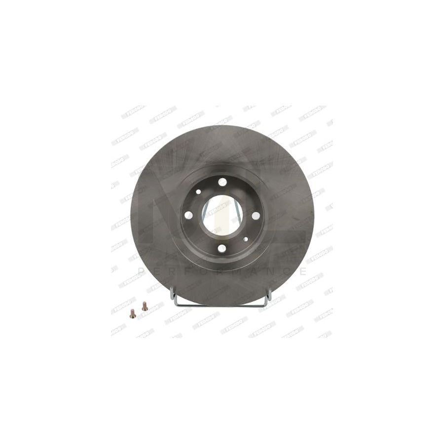 Ferodo DDF551-1 Brake Disc Solid, With Bolts/Screws  - Pair