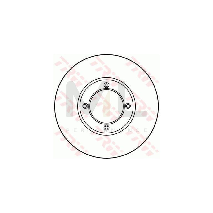 TRW DF3110 Brake Disc for TOYOTA LITEACE Vented  - 1 piece