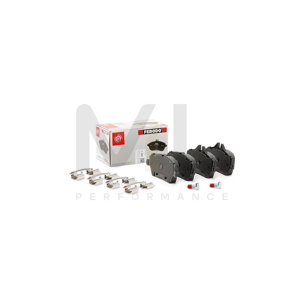 Ferodo Premier Eco Friction FDB1974 Brake Pad Set Prepared for Wear Indicator, With Brake Caliper Screws, With Piston Clip, With Accessories