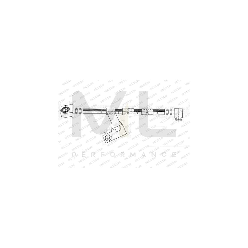 Ferodo FHY2172 Brake Hose for Chrysler Voyager II (Es) 580mm, Ø11,15