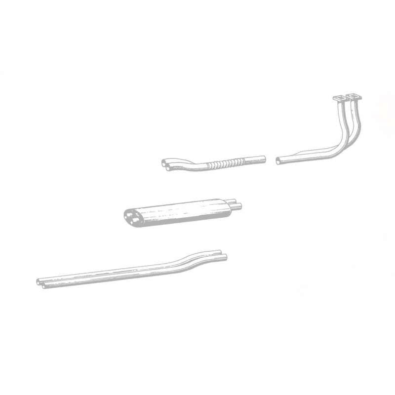 QuickSilver JR004S Jaguar XK120 - Twin Stainless Steel SPORT Exhaust | ML Performance UK Car Parts