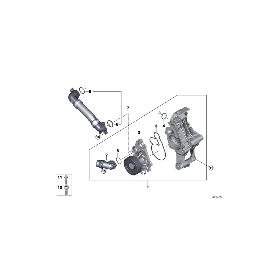 Genuine BMW 11518482260 G07 G31 G16 O-Ring (Inc. 740Li, 740iX & 640iX)