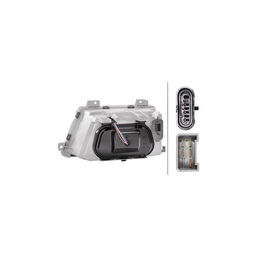 Hella 1AH 007 774-021 Headlight Suitable For Mercedes-Benz Vario