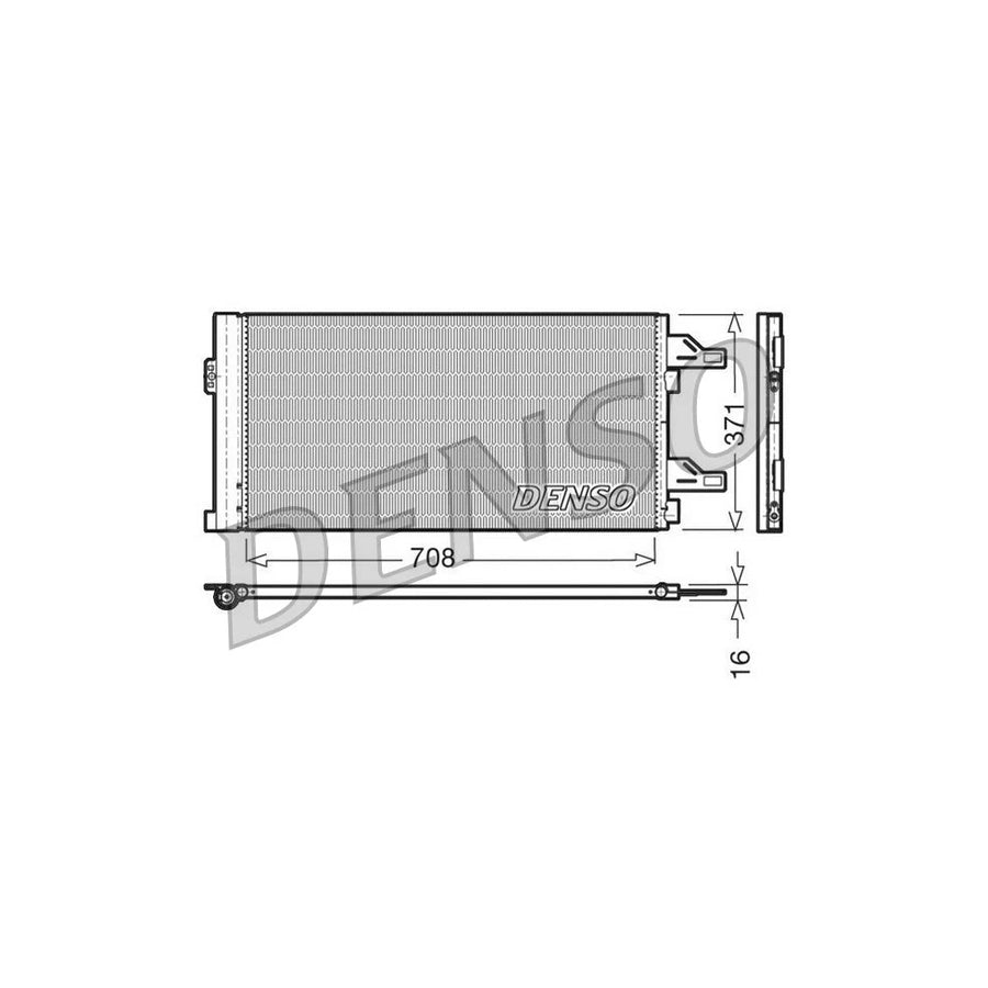 DENSO DCN07002 Air Conditioning Condenser