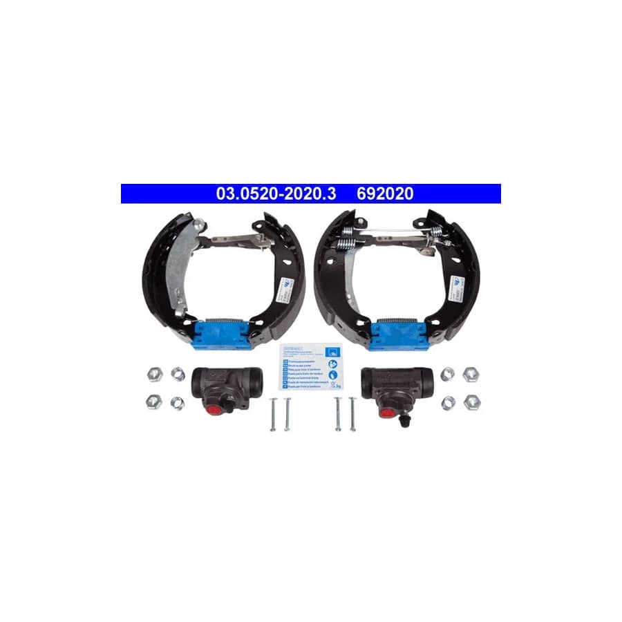 ATE Original Topkit 03.0520-2020.3 Brake Set, Drum Brakes for Renault 19