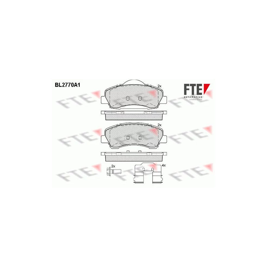 FTE Bl2770A1 Brake Pad Set