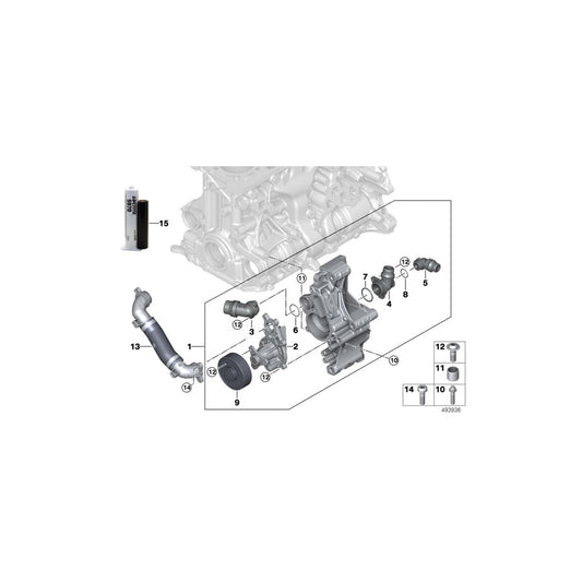 Genuine BMW 11518482259 G06 G02 G05 O-Ring NW16 (Inc. X6 30iX, 330iX & X3 20i)
