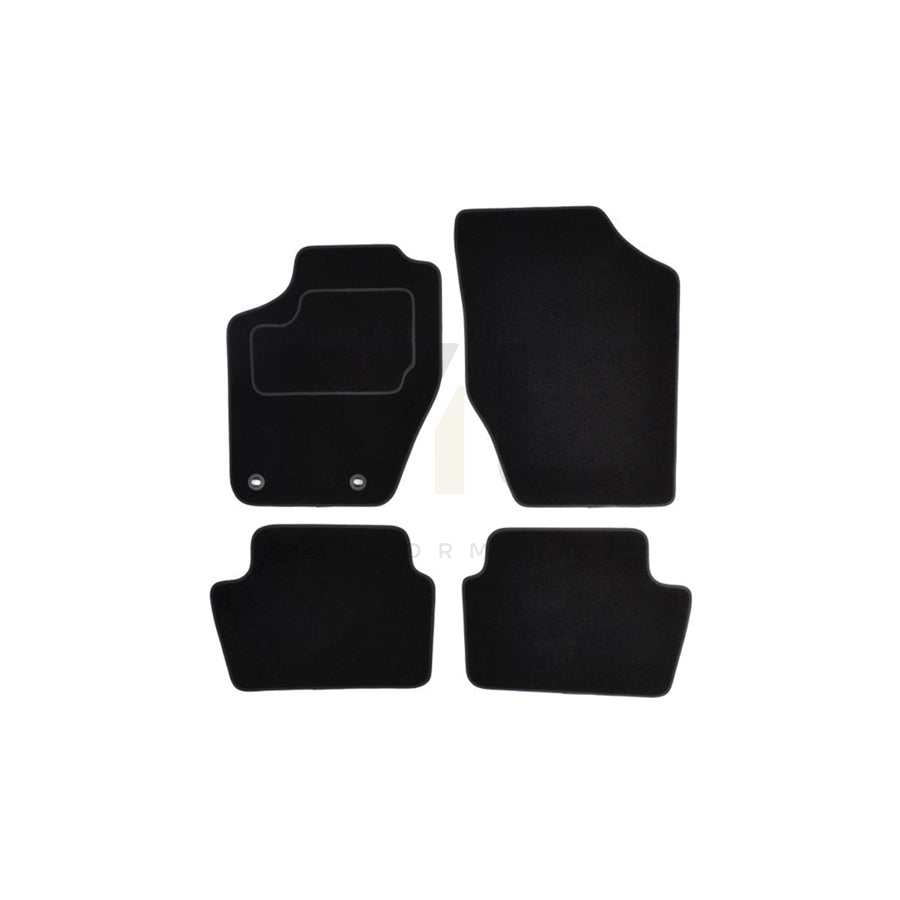 MAMMOOTH Tailored A041 CIT110 PRM 01 Floor mat set for CITROﾃ起 C4 I Hatchback Textile, Front and Rear, Quantity: 4, Black