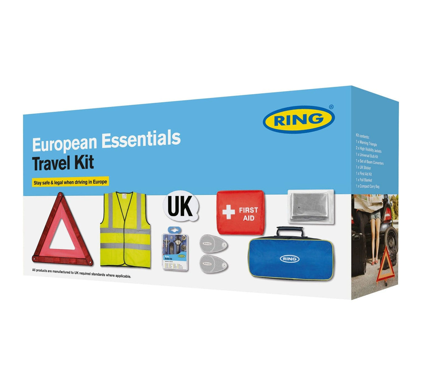 RING RK002 European Essentials Travel Kit