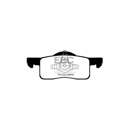 EBC PD01KR287 Ford Lincoln Greenstuff Rear Brake Pad & Plain Disc Kit (Inc. Expedition & Navigator) 2 | ML Performance UK Car Parts