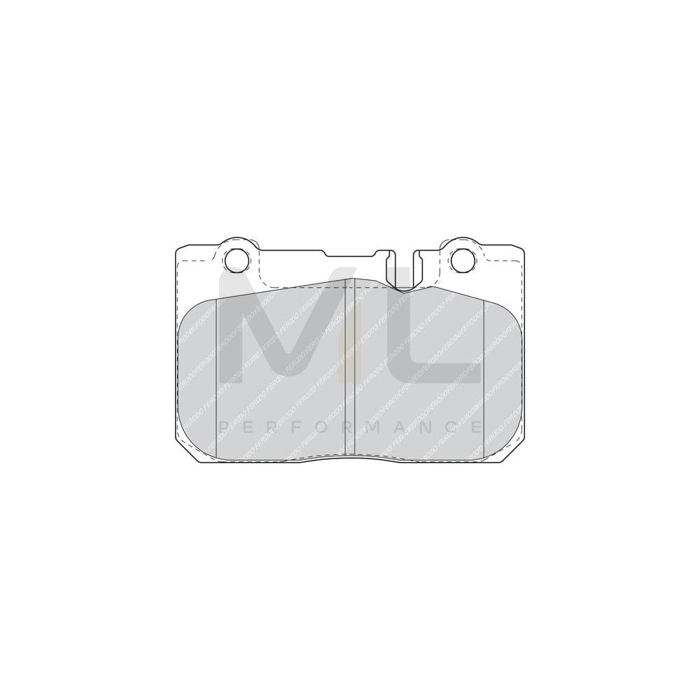 Ferodo Premier FDB1554 Brake Pad Set Not Prepared for Wear Indicator