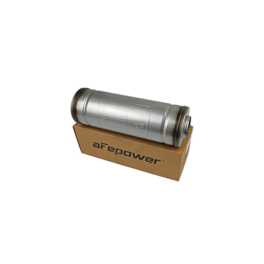 aFe 49M30045 2-1/2 IN ID Center/Center x 9 IN Dia. x 14 IN L - Round Body Muffler