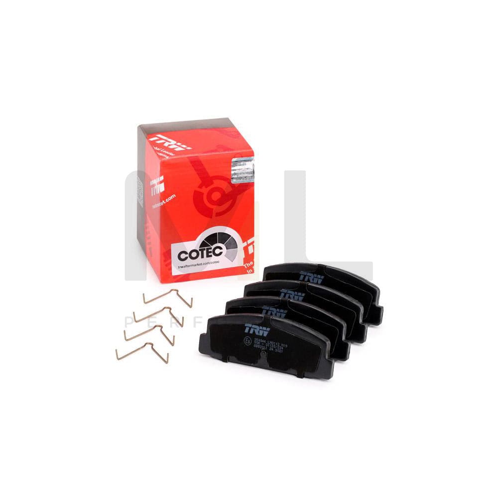 TRW Cotec Gdb3311 Brake Pad Set For Mazda 6 Not Prepared For Wear Indicator, With Accessories