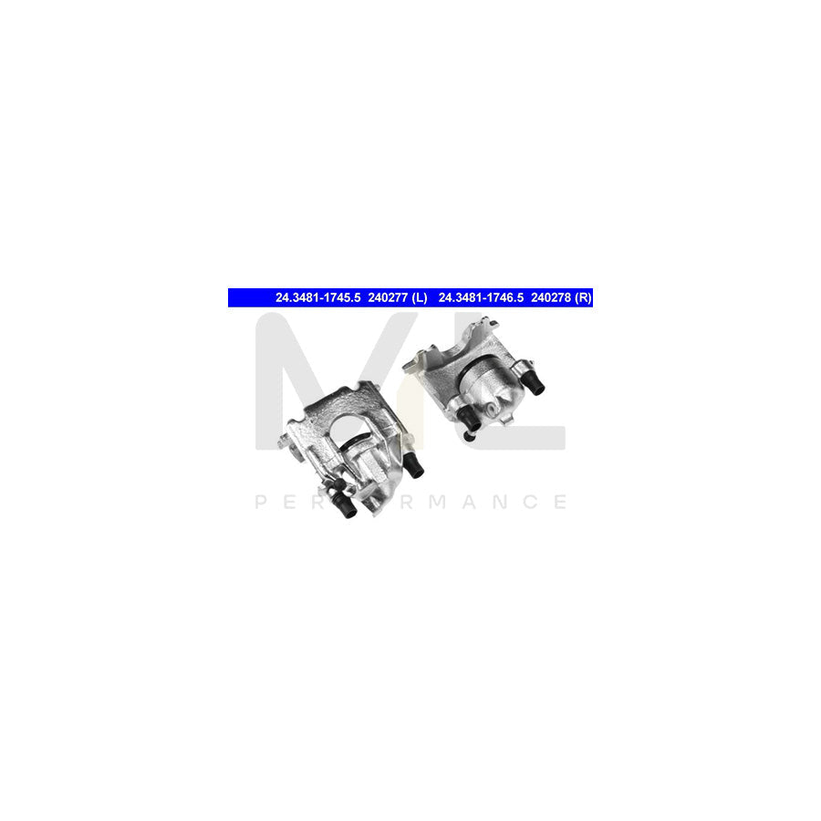 ATE 24.3481-1745.5 Brake Caliper without holder
