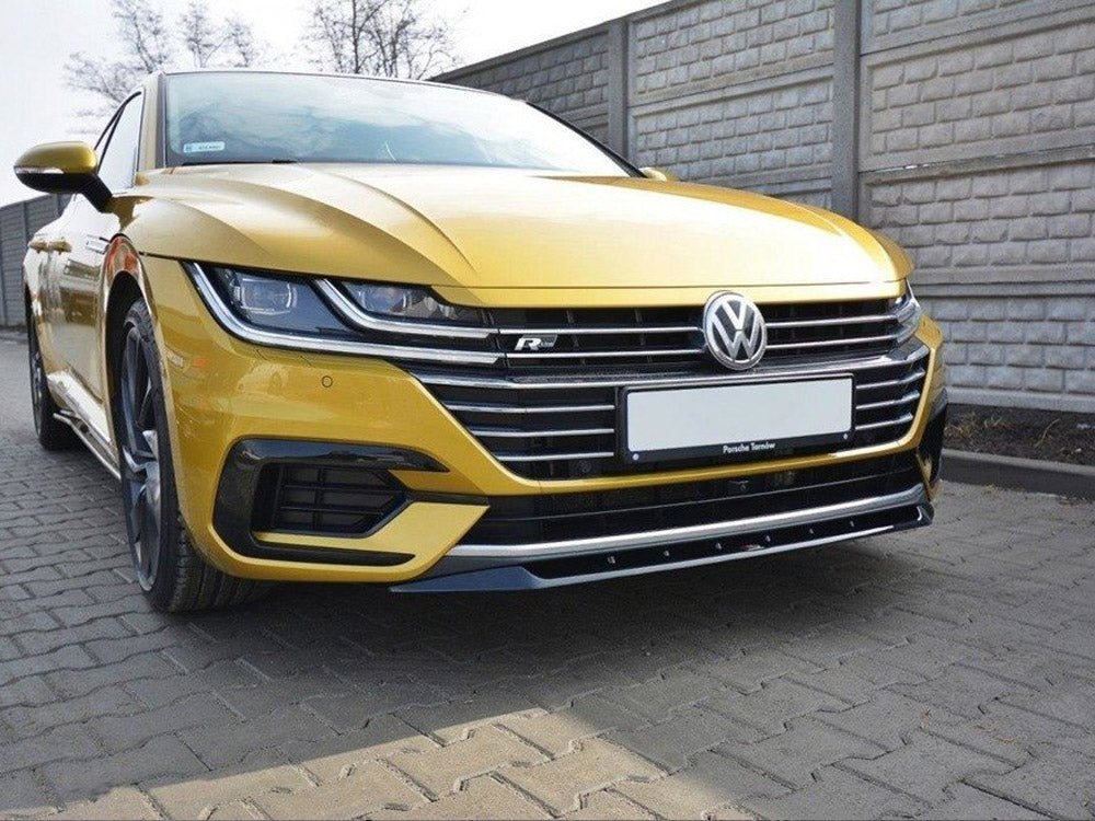 Maxton Design VW-AR-1-RLINE-FD2T Front Splitter V.2 VW Arteon R-line | ML Performance UK Car Parts
