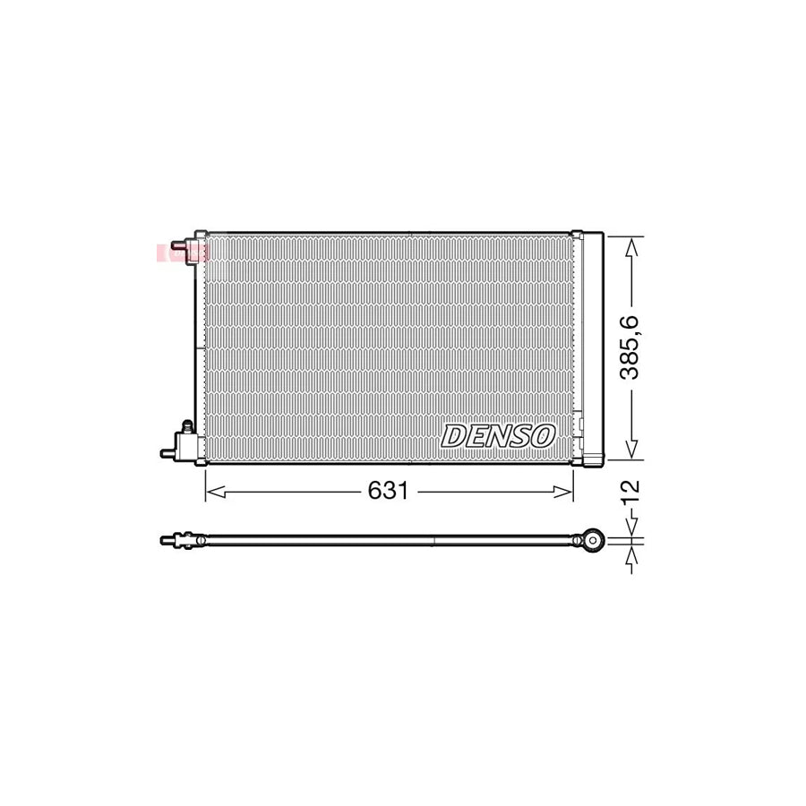 DENSO DCN20039 Air Conditioning Condenser