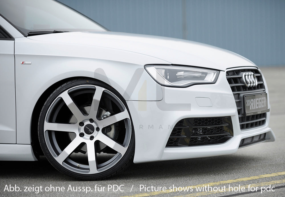 Rieger 00056791 Audi 8V Front Bumper (A3 & S3) 7 | ML Performance UK Car Parts