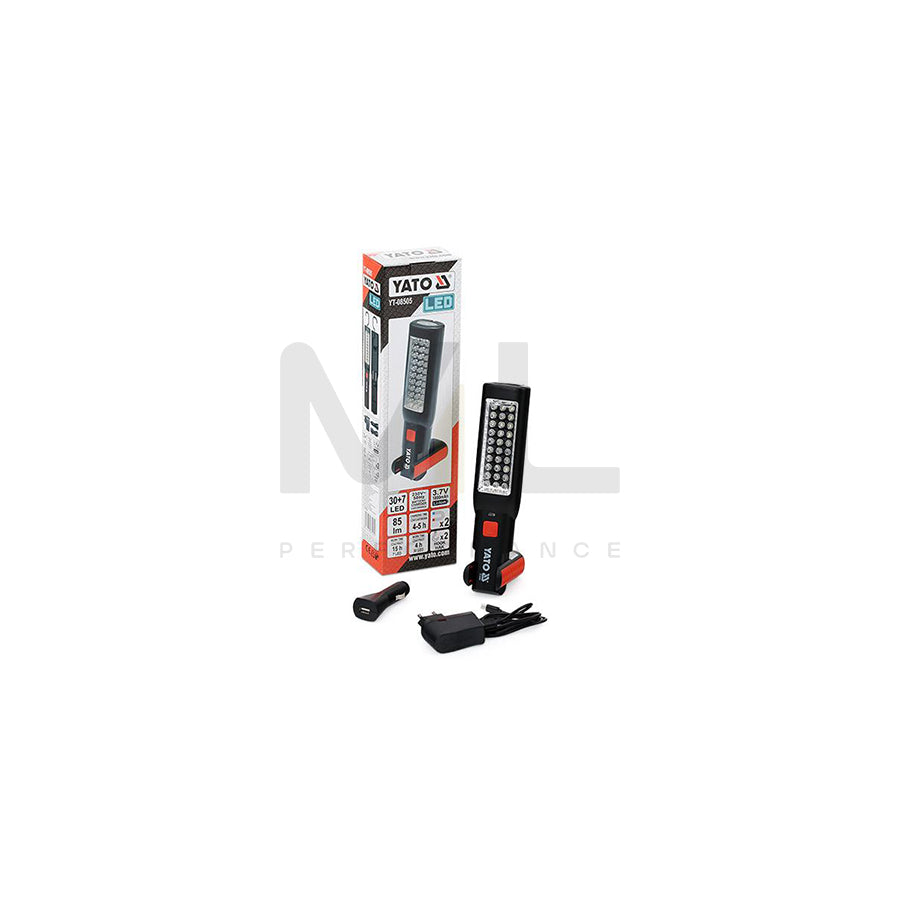 YATO YT-08505 Inspection lamp LED cigarette lighter powered with rechargeable battery