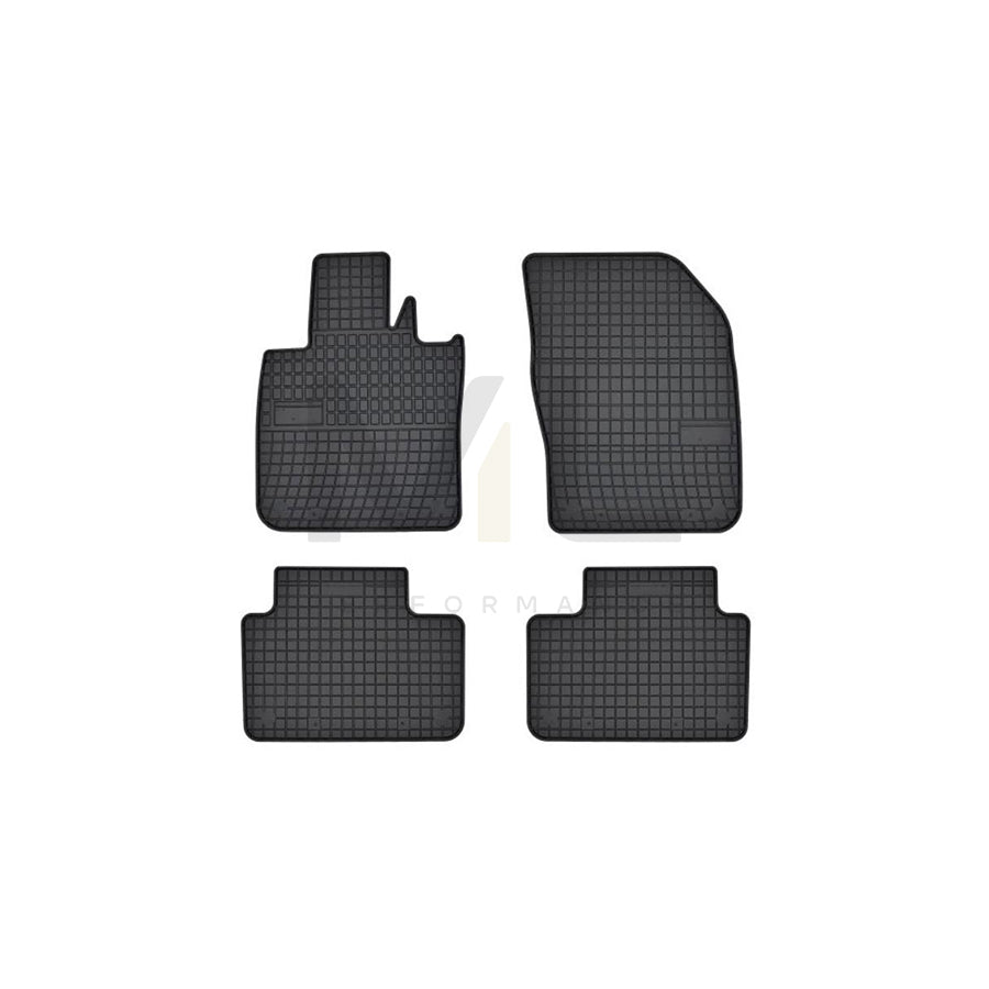 FROGUM Tailored 402546 Floor mat set for VOLVO V60 II (225, 227) Elastomer, Front and Rear, Quantity: 4, Black, (LHD)