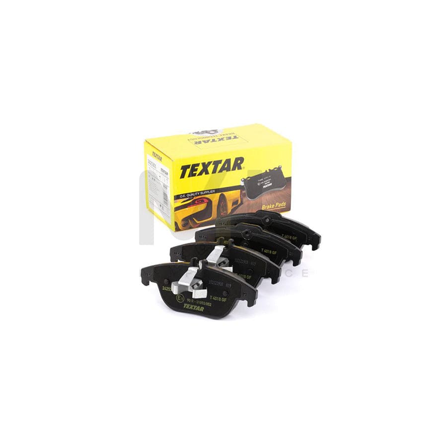 TEXTAR 2425301 Brake pad set prepared for wear indicator