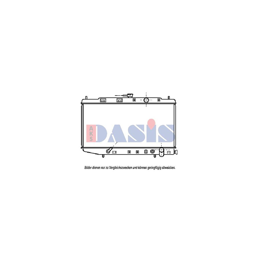 AKS Dasis 300200N Engine Radiator for Lancia Delta I (831)