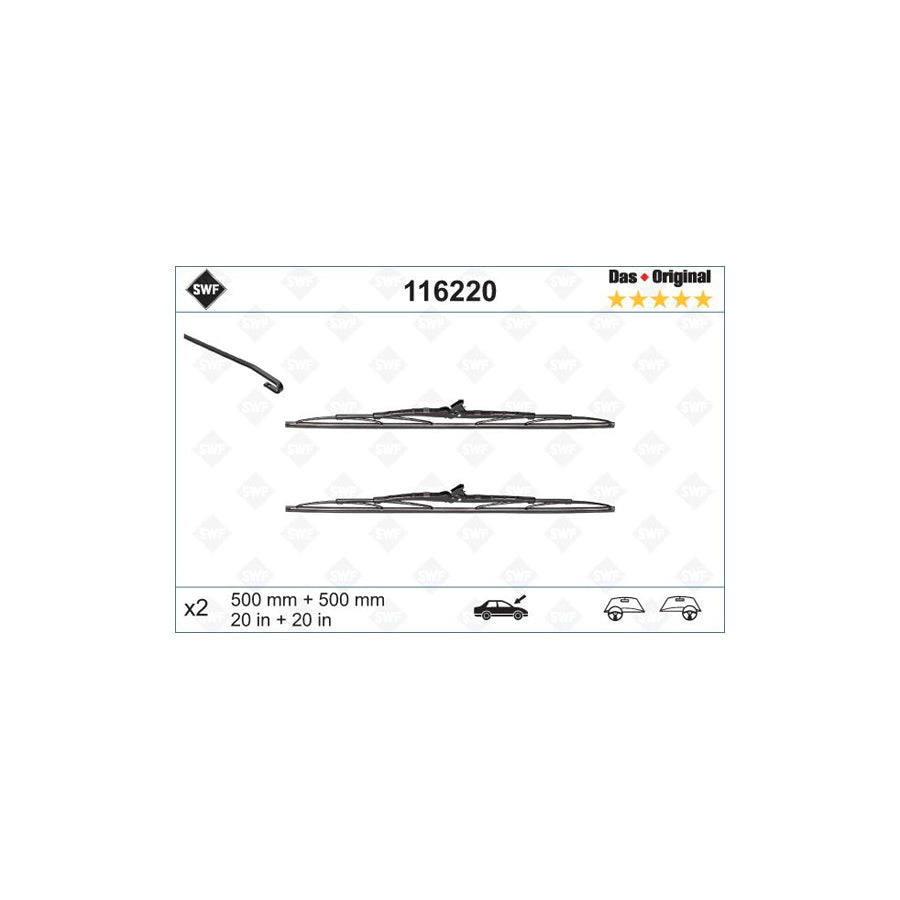 Swf Original 116220 Wiper Blade