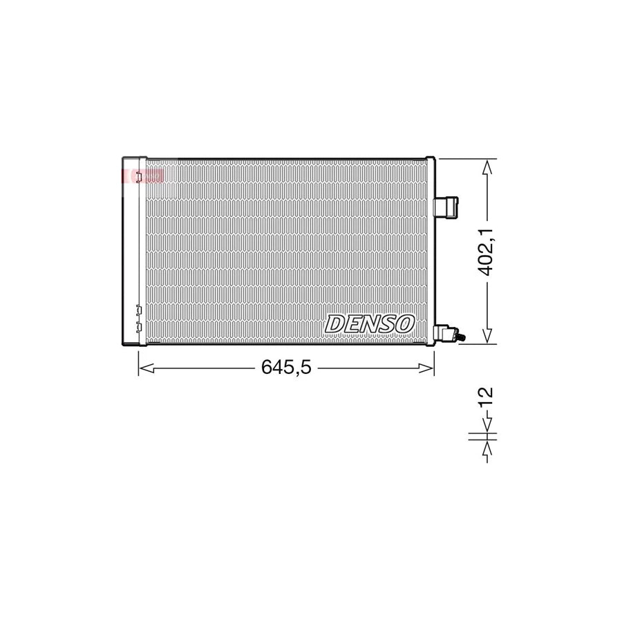 DENSO DCN11009 Air Conditioning Condenser