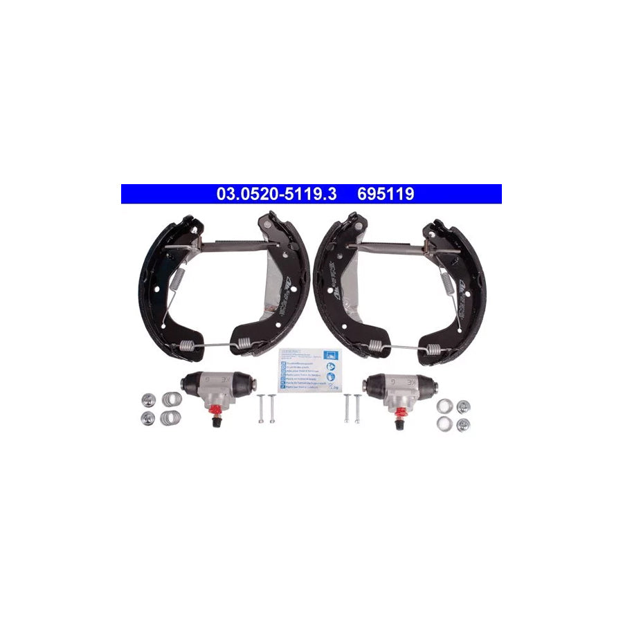 ATE Original Topkit 03.0520-5119.3 Brake Set, Drum Brakes