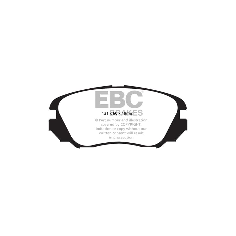 EBC PD07KF302 Opel Saab Vauxhall Redstuff Front Brake Pad & USR Disc Kit - TRW Caliper (Inc. Insignia & 9-5) 2 | ML Performance UK Car Parts