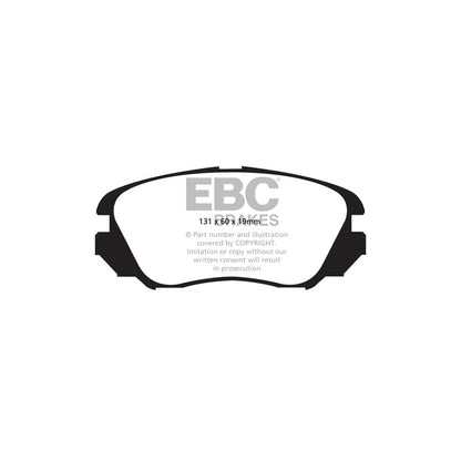 EBC PD07KF302 Opel Saab Vauxhall Redstuff Front Brake Pad & USR Disc Kit - TRW Caliper (Inc. Insignia & 9-5) 2 | ML Performance UK Car Parts