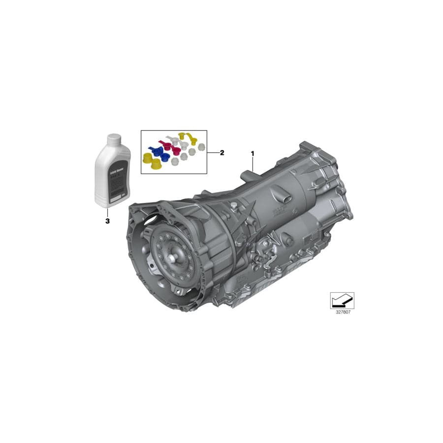 Genuine BMW 24008609704 F31 F30 F25 Exch. Automatic Transmission Eh GA8HP45X (Inc. X3)