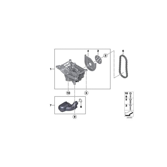Genuine BMW 11417823206 F13 F36 F10 Intake Pipe With Gasket (Inc. 640d, 730d & 530d)