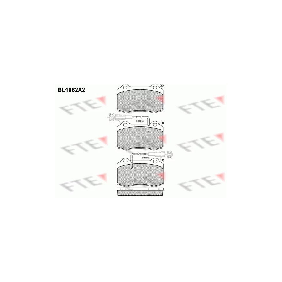 FTE Bl1862A2 Brake Pad Set