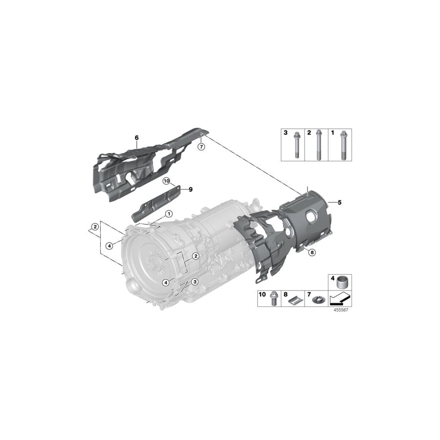 Genuine BMW 24148632396 F30 Acoustic Capsule, Right (Inc. 330e)