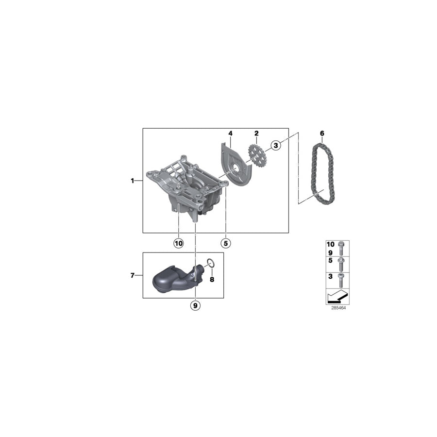 Genuine BMW 11417812922 E71 E70 F15 Intake Pipe With Gasket (Inc. X6 30dX, X5 30dX & X5 M50dX)